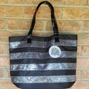 Black & Gray Sparkly Tote.